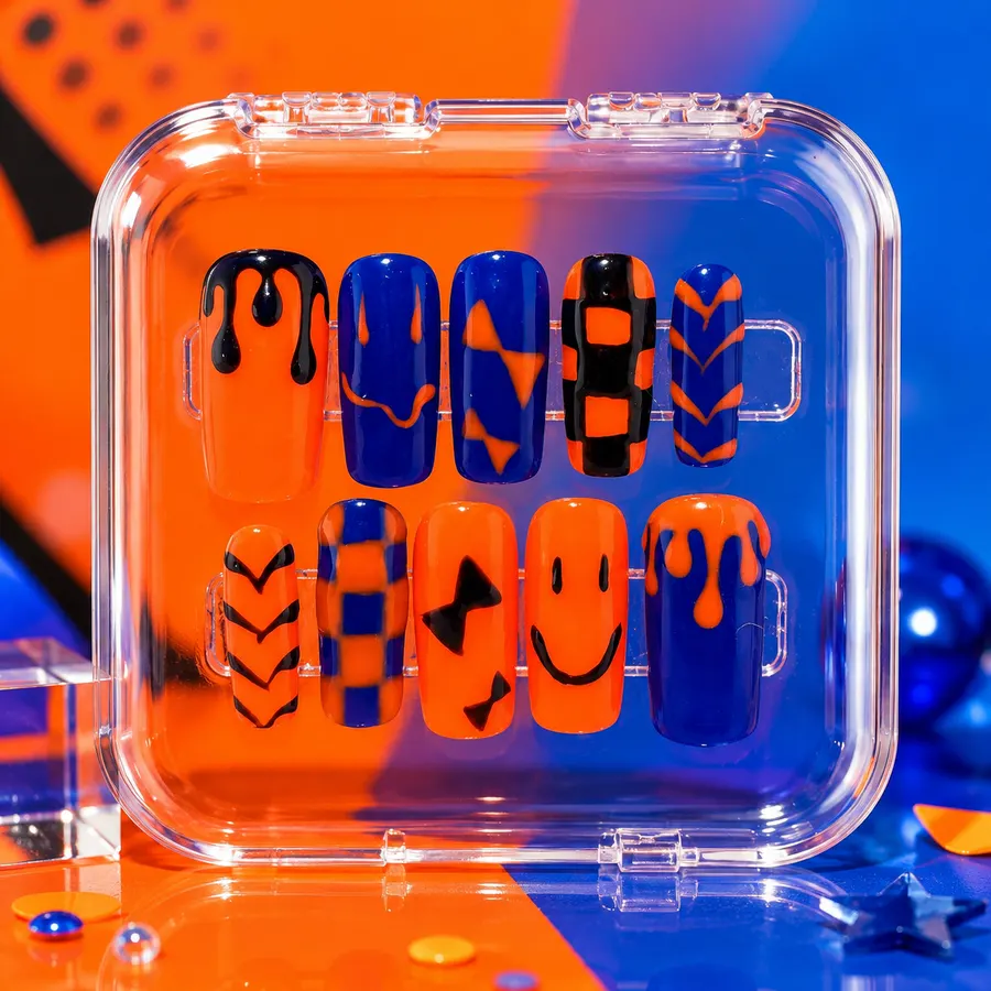 Orange & Blue Random